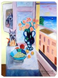 8 x 9.5 in. Schnauzer Mouse Pad- Hot Pad or Trivet