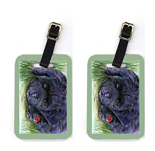 Pair of 2 Newfoundland Luggage Tags