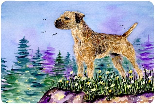 Border Terrier Mouse pad, hot pad, or trivet