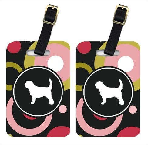 KJ1143BT Otterhound Luggage Tags - Pair Of 2