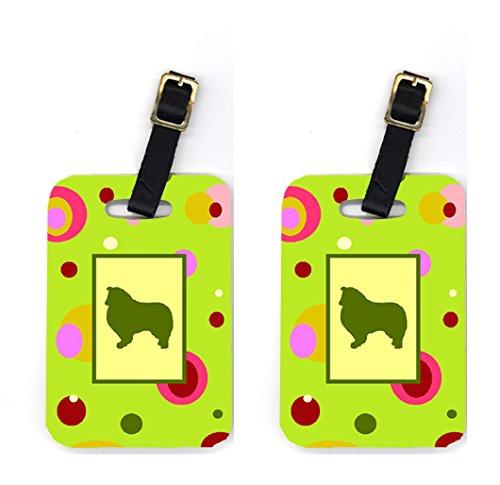 Collie Luggage Tags- Pair Of 2