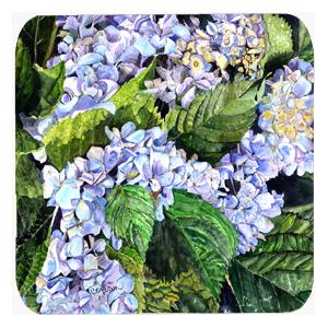 Hydrangea Foam Coasters - Set of 4