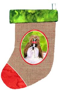 Shih Tzu Christmas Stocking