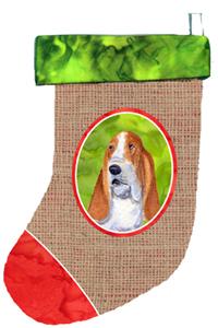 Basset Hound Christmas Stocking