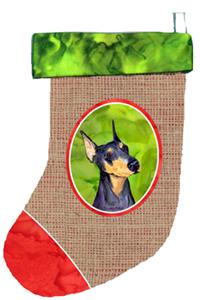 Doberman Christmas Stocking
