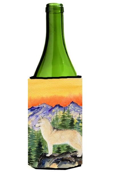 SS8285LITERK Siberian Husky Wine bottle sleeve Hugger - 24 oz.