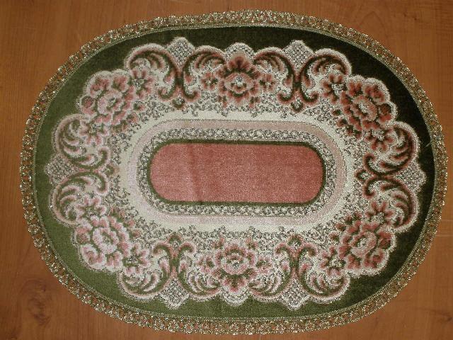 9 x 14 in. Begium Doily Verona- Green
