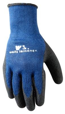 524XL Mens Blue Latex Coated Knit Glove- Extra Large