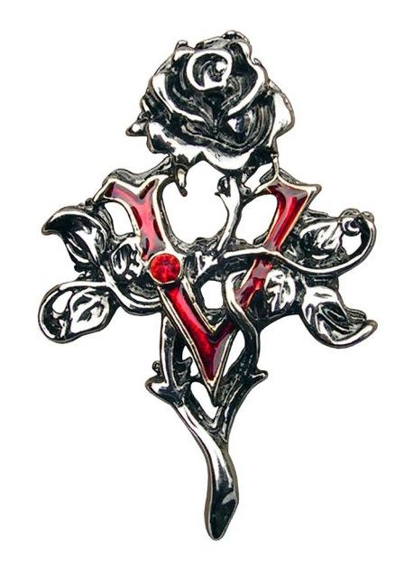 The Vampire Rose Pendant - Immortal Seduction