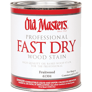 61304 Fruitwood Fast Dry Wood Stain - 1 Quart
