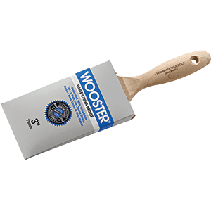 L1104 3 in. White Majestic Brush White China