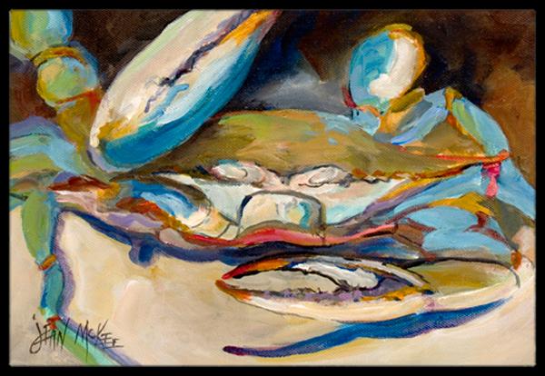 Big Crab Claw Blue Crab Indoor & Outdoor Mat- 18 x 27 in.