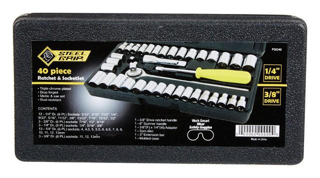 PSO40 40 Piece Ratchet &amp; Socket Set