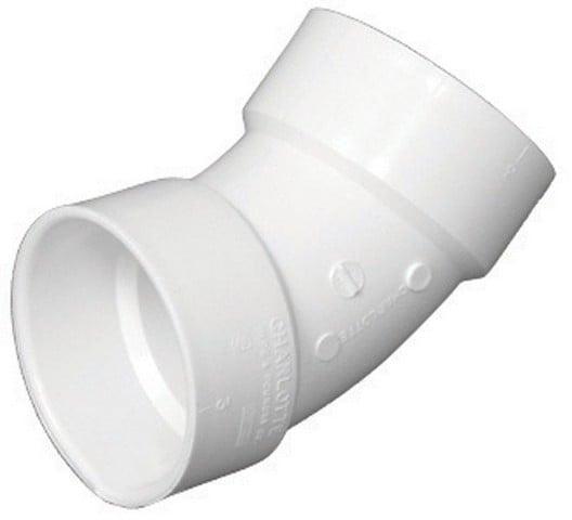 Charlotte PVC003210800HA 1.05 in. 45 Degree PVC Elbow