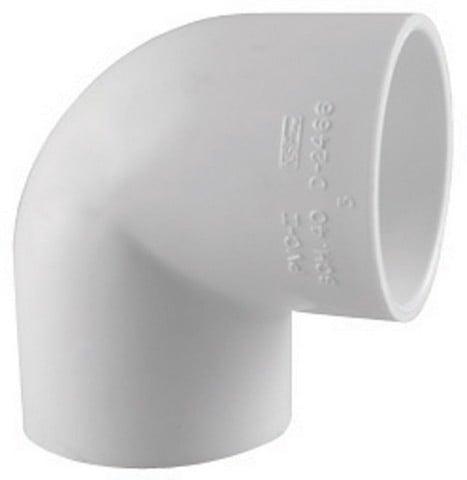 Charlotte PVC 02300 1400 1.5 in. Slip x Slip PVC Pipe 90 Degree Elbow -  Pack of  25