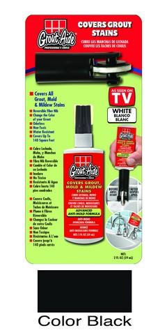 2 oz Wheel & Pump Action Nib Applicator Bottle, Black - Pack of 6