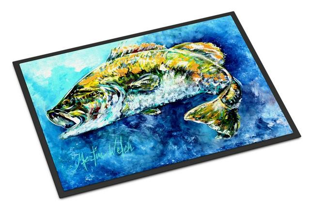 Bobby the Best Bass Indoor or Outdoor Mat - 18 x 27 in.
