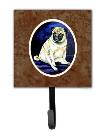 7026SH4 Fawn Pug Penny for Your Thoughts Leash or Key Holder
