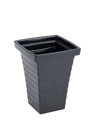 5.25 x 5.25 x 7 in. Americana Square 2 quart Bowl, Black