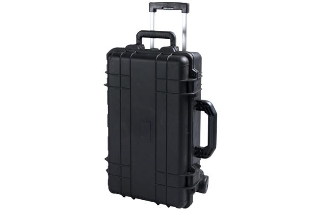 CB-022 B Cape Buffalo Wheeled Water Resistant Utility Case, Black - 8.75 x 14 x 22 in.