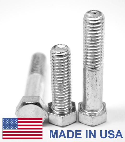 0.25in. -28 x 0.63 in. - FT Fine Threaded Grade 5 Hex Cap Screw, USA Medium Carbon Steel - Zinc Plated - 3000 Piece