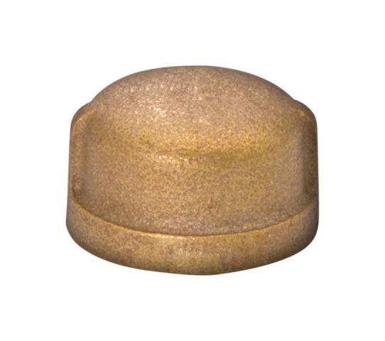 B &amp;amp; K 4535019 2 in. FIP  Red Brass Threaded Cap
