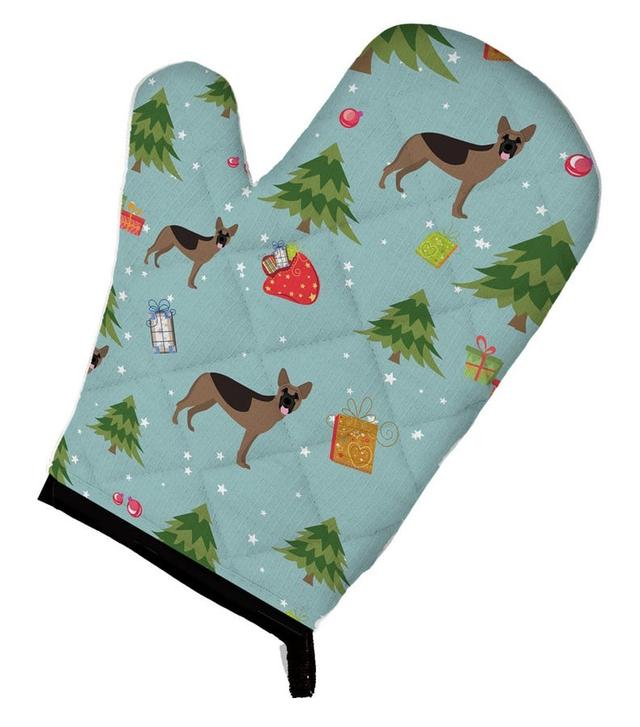 Christmas German Shepherd Oven Mitt