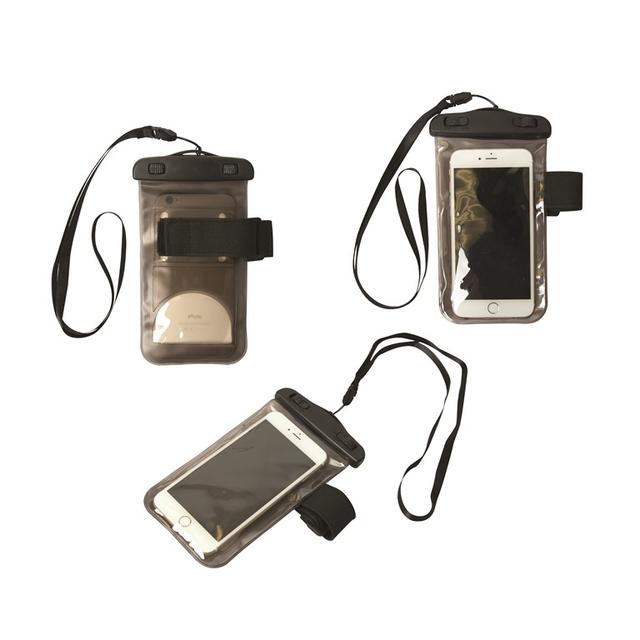 Lugano Waterproof PVC Pouch with Arm Band Black