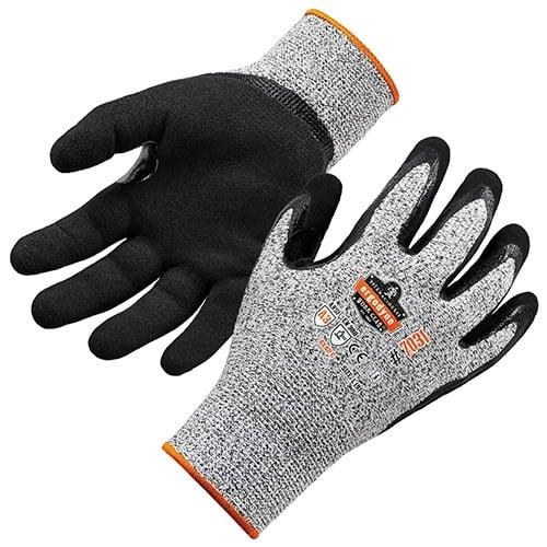 17886 Nitrile-Coated Cut-Resistant Gloves&#44; Gray - 2XL