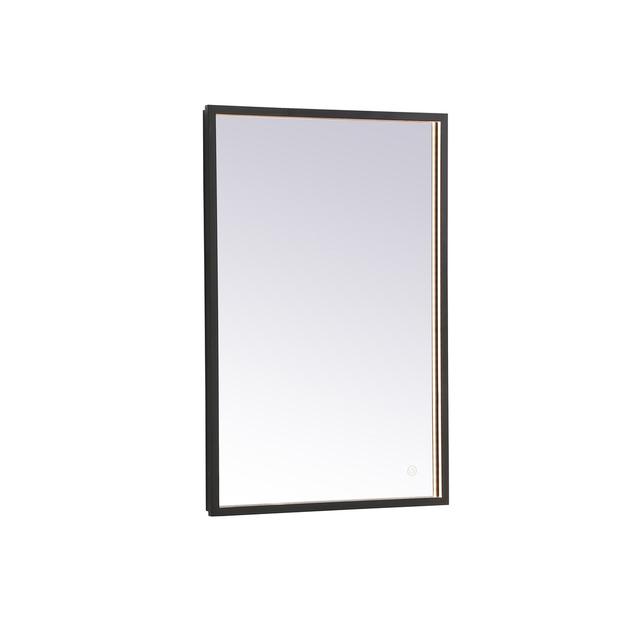 20 x 30 in. Pier 3000K&#44; 4200K & 6400K LED Mirror with Adjustable Color Temperature in Black