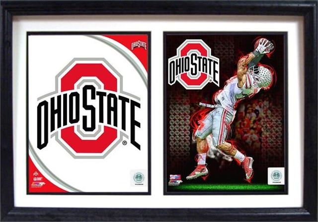 297-38 12 x 18 .in Double Frame - Ohio State Buckeyes