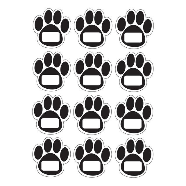 Die Cut Magnets Black Paws - 6 Each