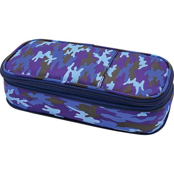 TCR6126-3 Blue Camo Pencil Case, Pack of 3