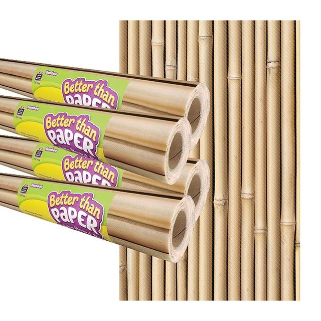 TCR32439 Bamboo Better Than Paper Bulletin Board Roll - Pack of 4