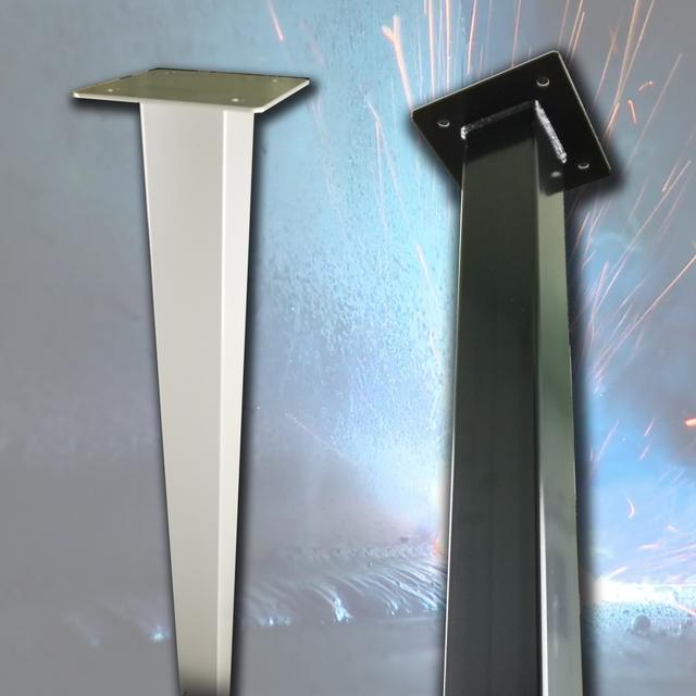 LTP B Matching Steel Post for the M1-LT Mailbox, Black - 2.5 x 2.5 x 57 in.