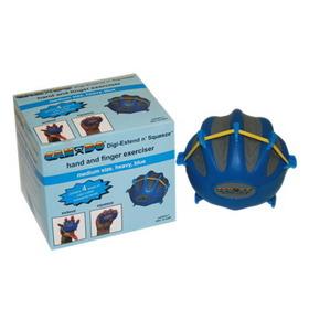 10-2293 Cando Digi-Extend N squeeze Exerciser, Heavy, Blue - Large