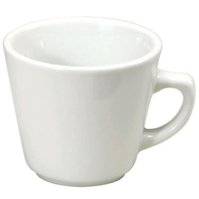 7 oz Bright White Ware Vassar Cup