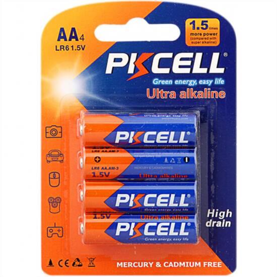 1.5V Alkaline AA Size Battery, Pack of 4