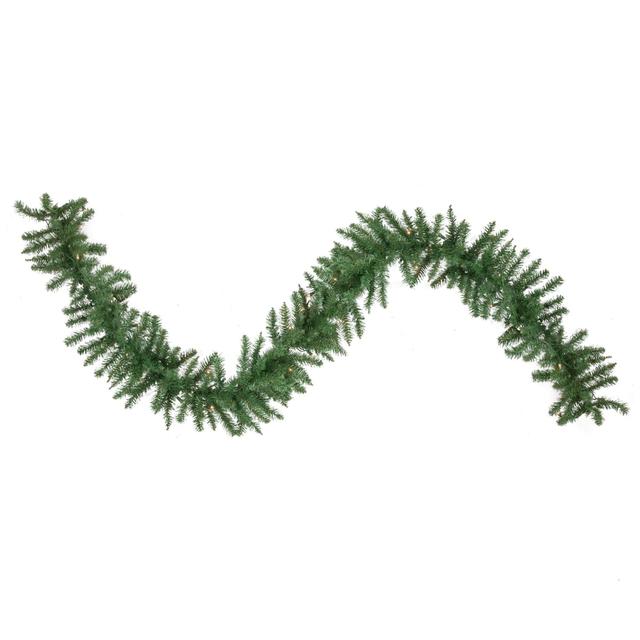 34908617 9 ft. x 12 Pre-Lit Winona Fir Artificial Christmas Garland with Clear Lights
