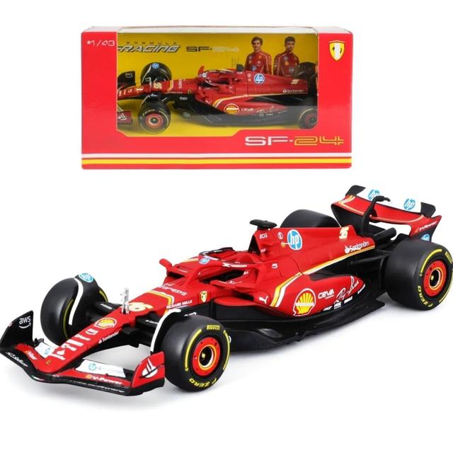 XS68274 2024 1-43 Scale F1 SF24-16 Alloy Leclerc Racing Car for Ferari Die cast Model Car Formula Collection - Color Box Packing