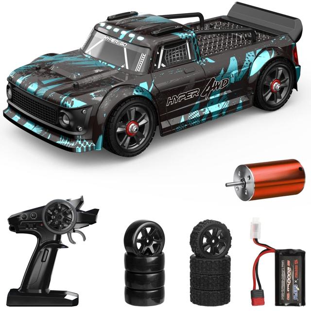 Hyper Go 14301 Brushless RC Car - 1-14 Scale 2.4G 4WD Off-Road Racing Drifting Remote Control Car, 42km-hhigh Speed Electric Hobby Toy Truck