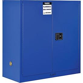Acid Corrosive Cabinet - 30 gal - Manual Close&#44; 43 x 18 x 44 in. - Blue