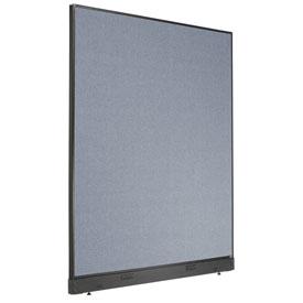 60.25 x 76 in. Electric Office Partition Panel - Blue
