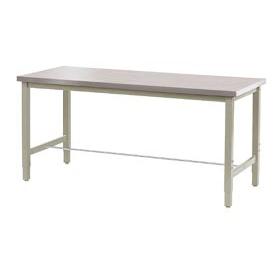 72 x 30 in. Production Workbench - Stainless Steel Square Edge - Tan