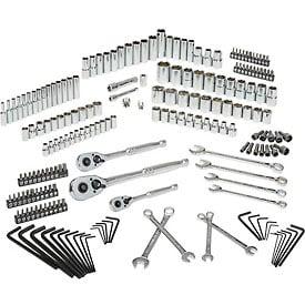 0.25 in., 0.38 in. & 0.5 in. Drive Mechanics Tool Set - 201 Piece
