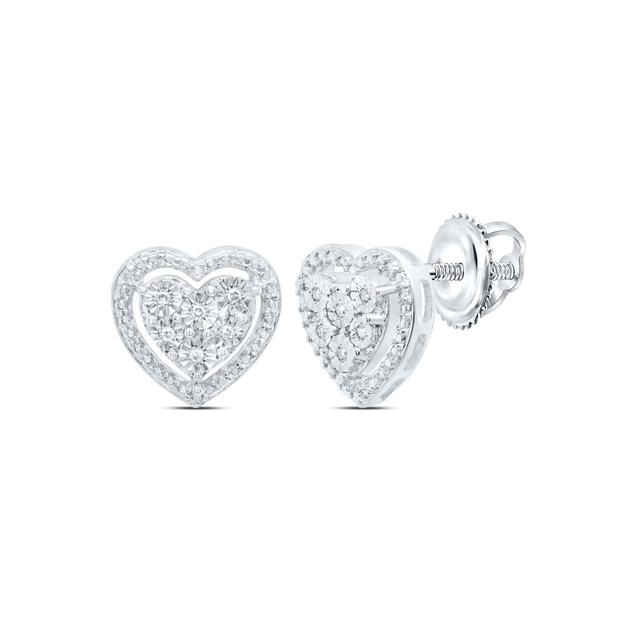 0.05 CTW Diamond P1 Gift Heart Earring