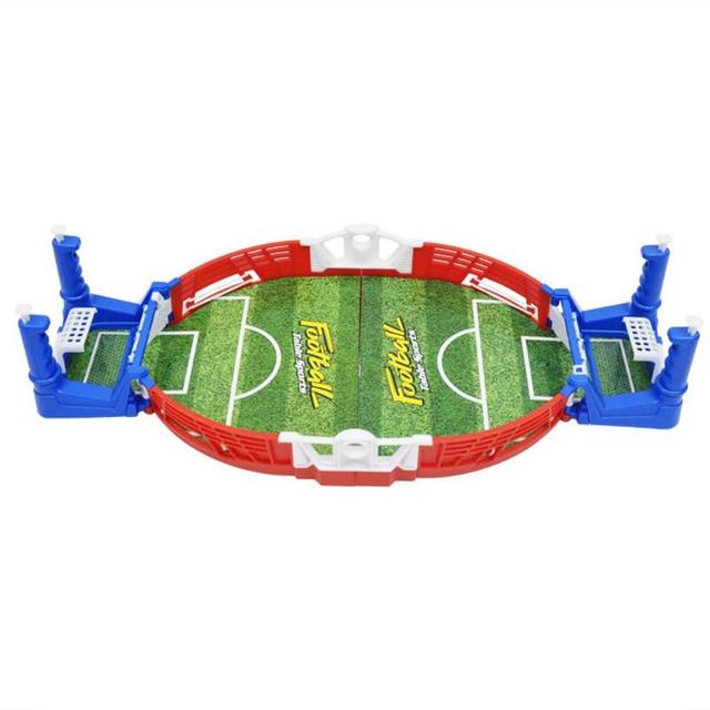 WINFBRED1306 Desktop & Travel Mini Table Sports Football Soccer Arcade Party Game Double Battle Interactive Toys for Children Kids Adults