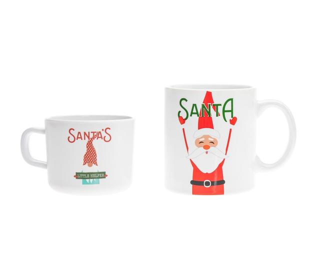 Santa & Little Big MN Mug - Set of 2
