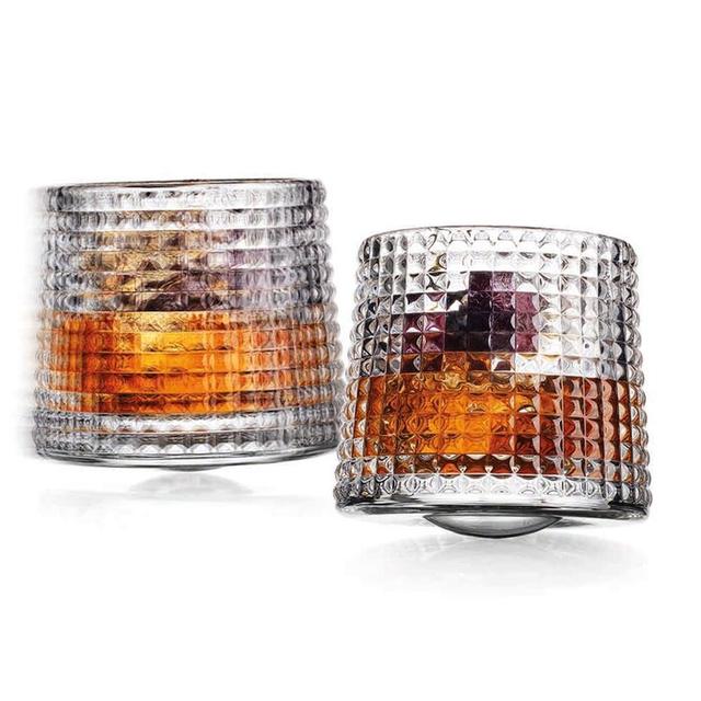 5.5 oz Revolve Spinning DOF Glass - Set of 2