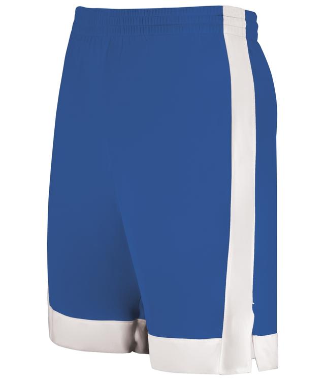 6889.280.3XL Match-Up Basketball Shorts, Royal & White - 3XL